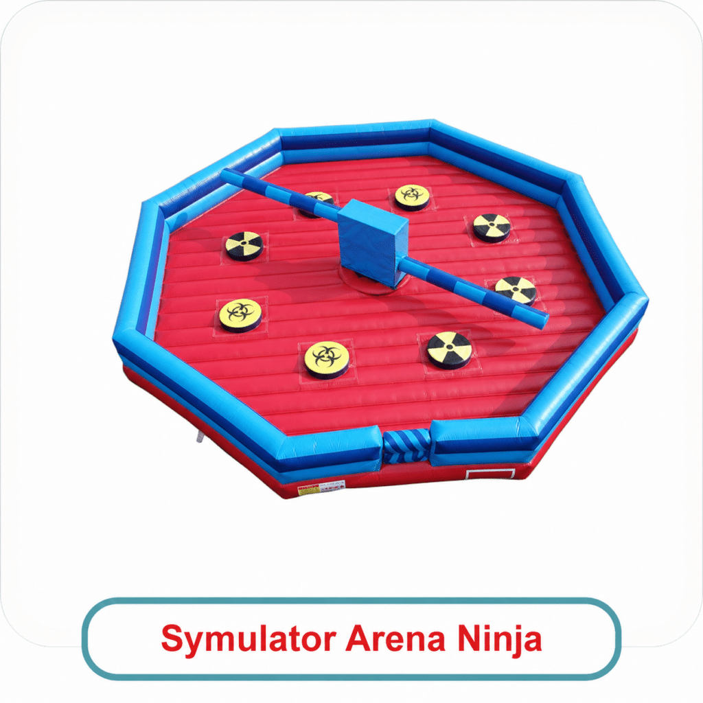 symulator arena ninja wypożyczalnia dmuchańców